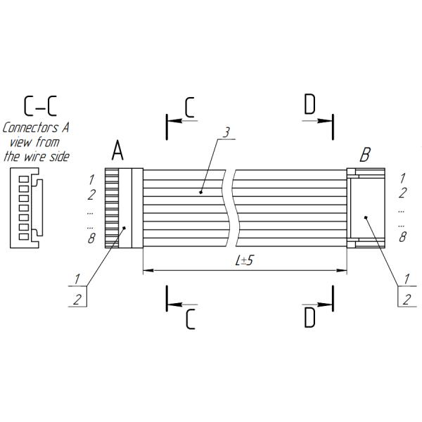 OEM Manufacture Wire Harness Auto Connector Computer Customized Wiring Harness