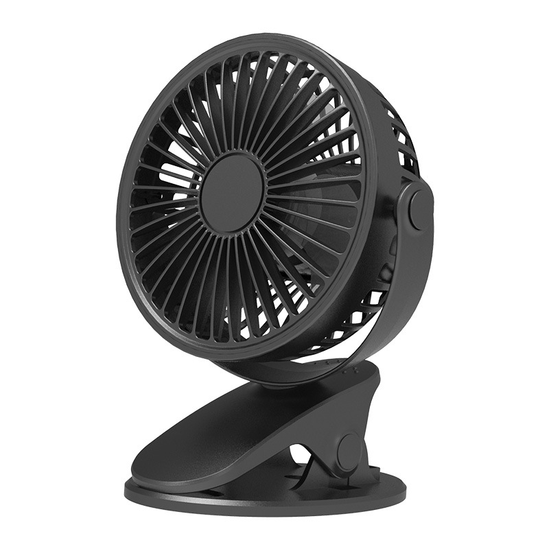 Usb 5V Customized Logo Small Rechargeable Battery Desktop Handheld Portable Electric Wholesale Charging Mini Clip Fans
