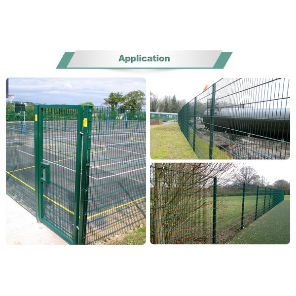 Double beam Mesh Fence 868 Twin Wire Rigid Mesh Panels