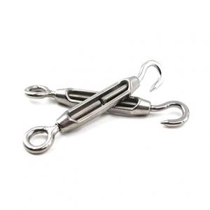 China High Polished Stainless Steel Rigging Hardware European Type Eye and Hook Open Body Turnbuckle on sale