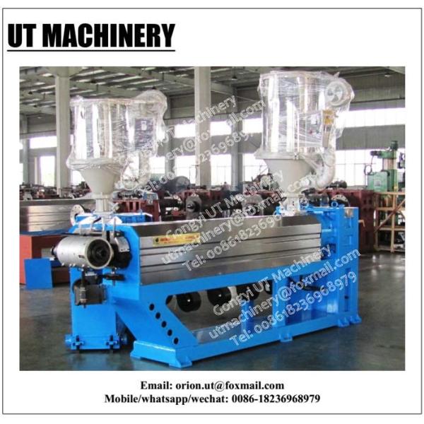 Customizable 2850kg Communication Cable Extrusion Machine for PVC and PE Jacket Sheath