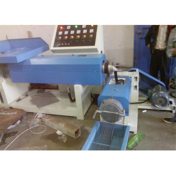 Masterbatch Plastic Pellet Extruder Pelletizing Machine / Plastic Recycling Equipment