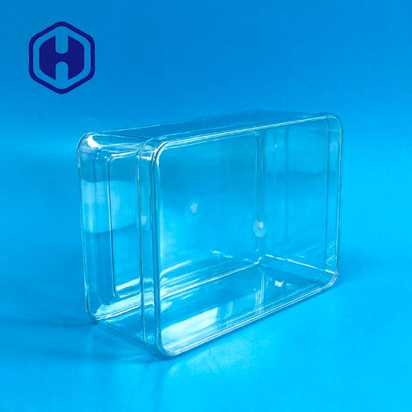 Fresh Bread Pastry 560ml Stackable PET Packaging Box For Bakery Bakeshop
