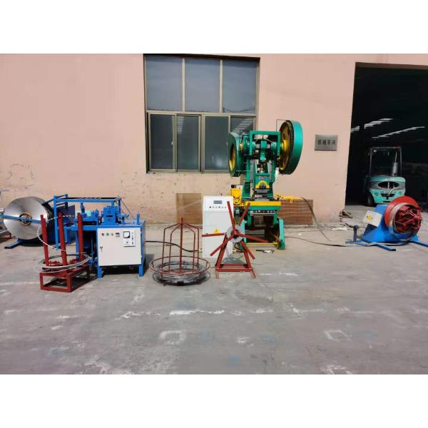 Touch Screen 40 Tons 5.5KW Concertina Wire Making Machine