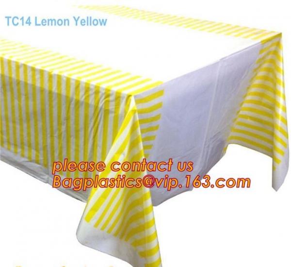 washable tablecloth clear pvc table cover,Oilproof Lace flower coating pvc tablecloth clips table cover BAGEASE BAGPLAST