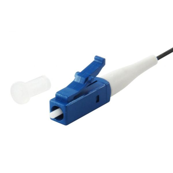 LC PC OS2 1.0M Fiber Optic Pigtails Singlemode / Multimode/ LSZH/Blue/FTTH
