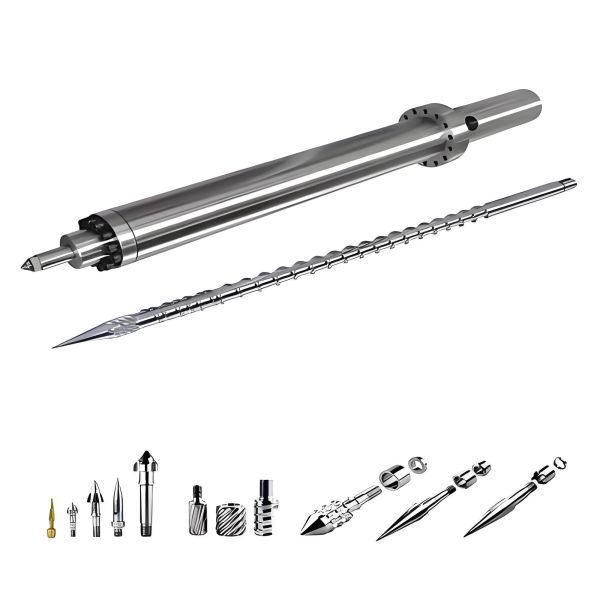 Injection Machine Screw Barrel | Custom Injection Extruder Spare Parts