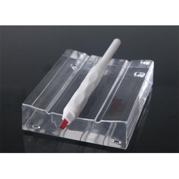 3D Brows White Disposable Manual Tattoo Pen / Microblading Tools Attached #12 Blade
