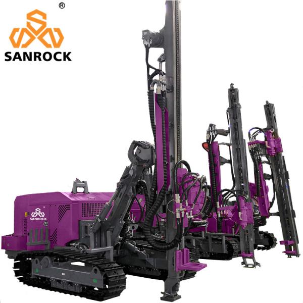 Hydraulic DTH Hammer Drilling Rig Lifting Force 25KN Mining Drilling Machine Crawler Drilling Rig