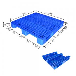 China Blue Heavy Duty Nestable Pallet HDPE Euro Epal Pallets Cargoes Transfer on sale