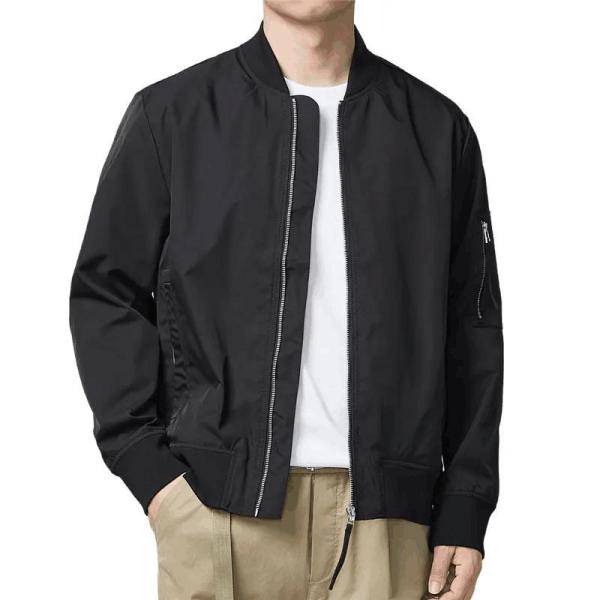 Solid Color Heavy Winter Jacket Anti UV Smart Casual Flight Coat