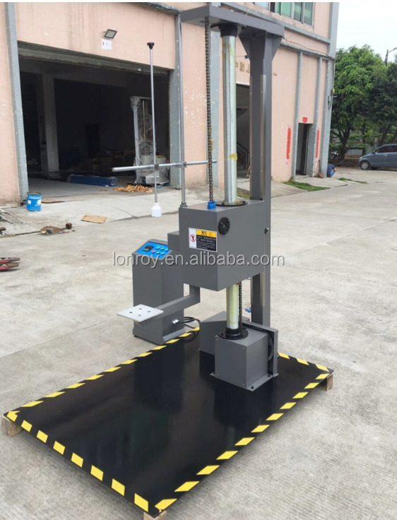 ISO 2248 JIS Z0202 Single Arm Package Free Fall Drop Impact Testing Machine Packaged Free Fall Impact Tester Film Film T