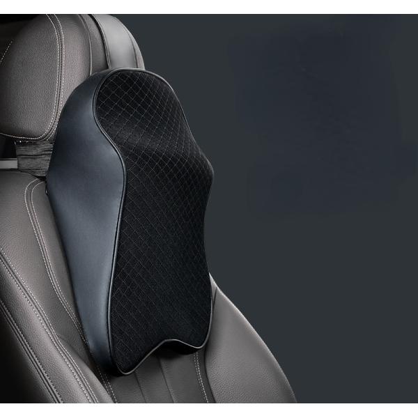 Comfortable Memory Foam Back Car Pillow with Customized Design Printing