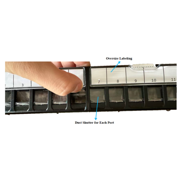 19-inch 1U Modular Type Rack Mount Patch Panel UTP & FTP for Networking and Cabling