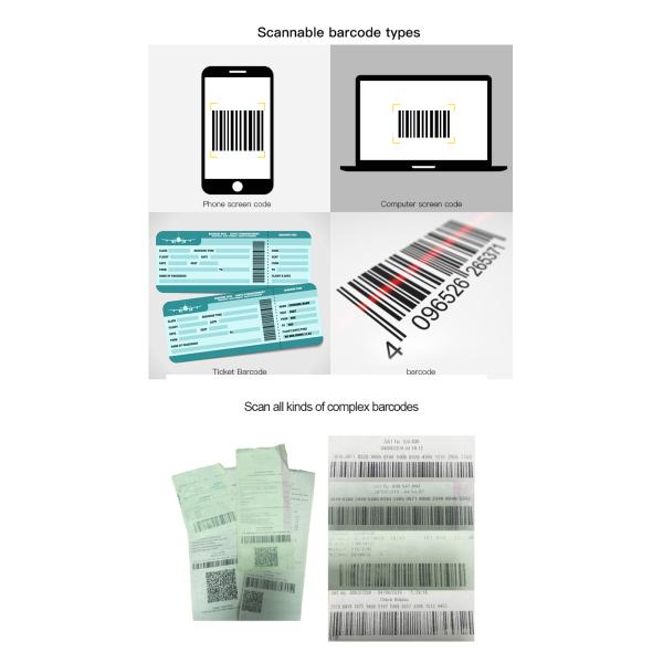 Wired 1D CCD 32 Bit CPU 25CM/S Decoding Speed Handheld Barcode Scanner DS5110