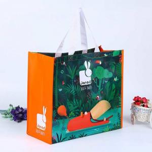 Laminated Woven Shopping Bag 120Gsm Polypropylene Woven Bags Tear Resistant