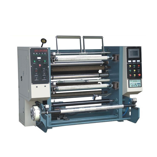Aluminum Foil Automatic Slitting Machine 700mm Width With Rim Charge Feeding