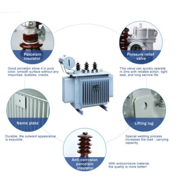 500 KVA 3D Core Oil Immersed Transformers For Industrial Distribution System