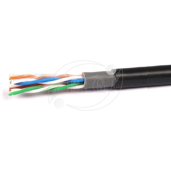 Outdoor Ethernet LAN Cable Cat5e Networking UV Resistant Jacket 0.50mm BC Conductor