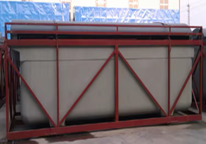 Polymer Concrete GRP FRP Electrolytic Cells Hand Layup / Moulding