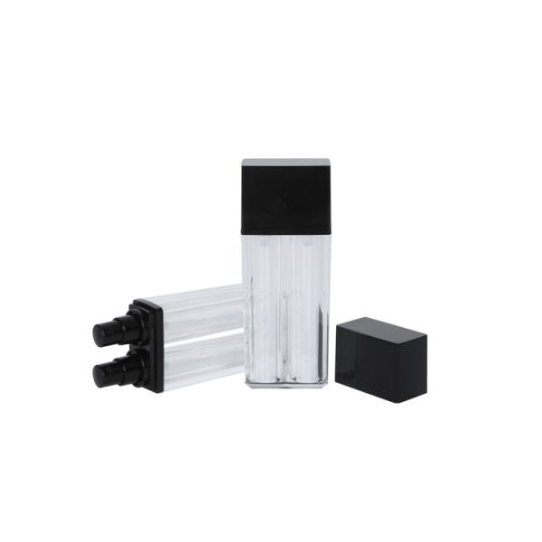 Double Chambers Refillable Foundation Bottle Multipurpose Acrylic Concealer Makeup