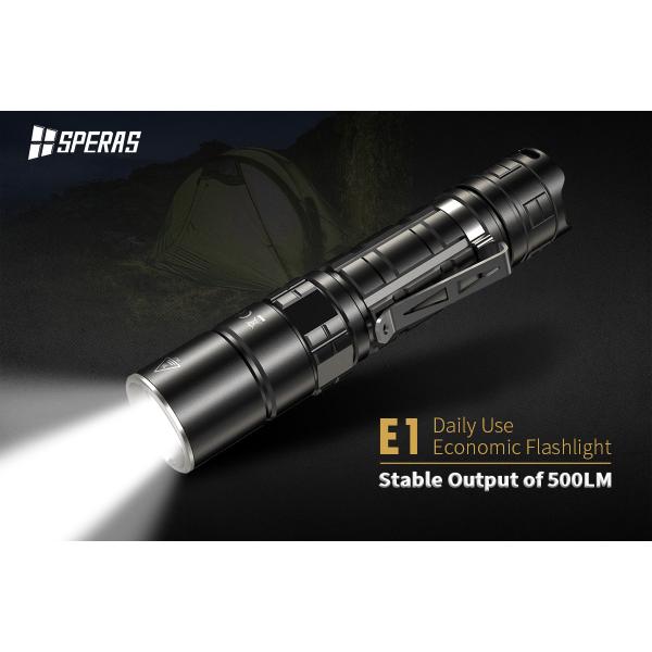 Economic LED Brightness 500lm Small Handheld Flashlights