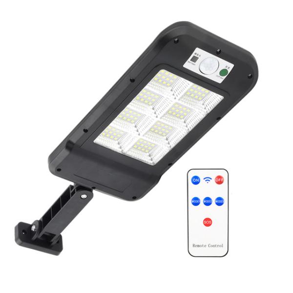 3.7V 3000mAh Pole Solar Street Light , Remote Control Outdoor Security Light