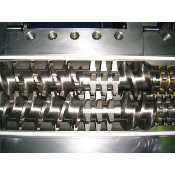 Twin Screw Rubber Extruder Machine , 500rpm Polymer Devolatilization Extruder 0