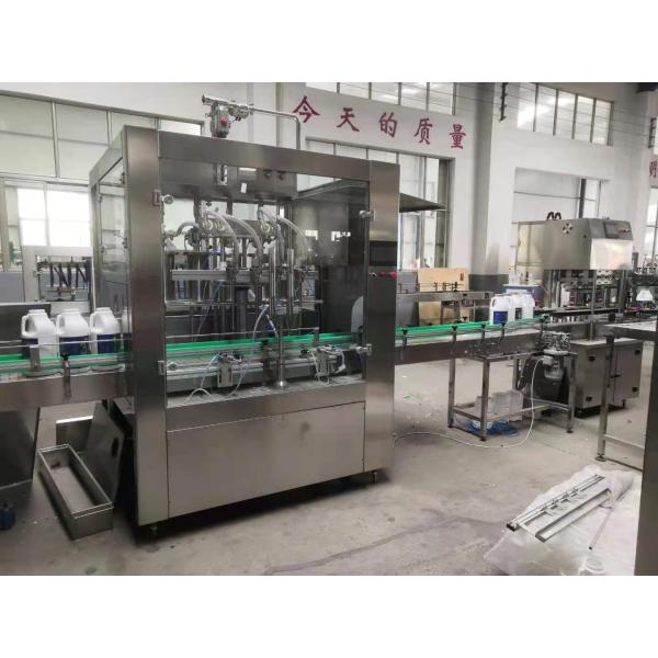 Linear Type Liquid Bottle / Tomato Sauce Filling Machine With Automatic Rotor Pump