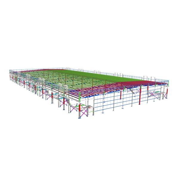 Bolt Connection Prefab Steel Workshop Simple Installation & Stable Structure