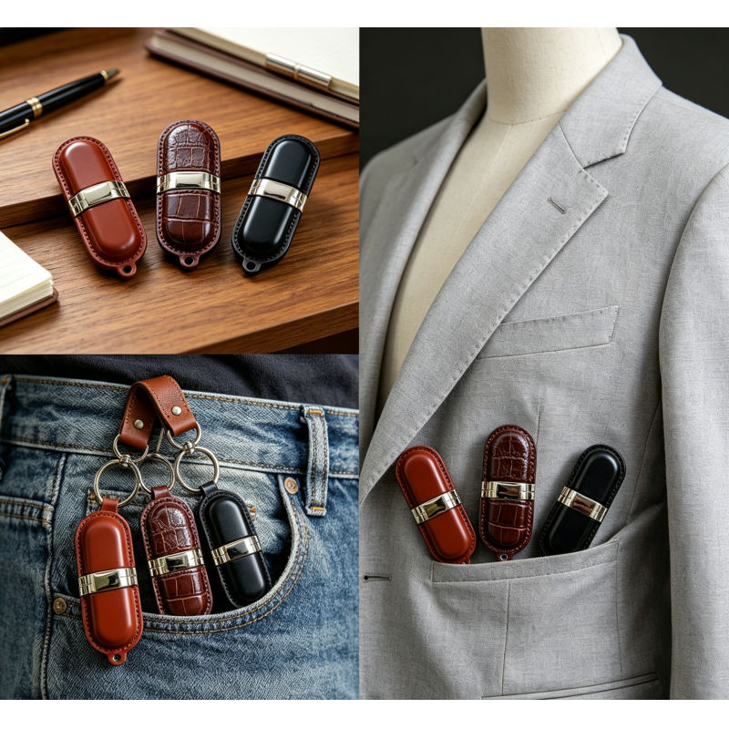 Grade A Leather Usb Memory Leather Usb Flash Drive Flash Drive Featuring Grade A Chip And Leather Exterior For Executive