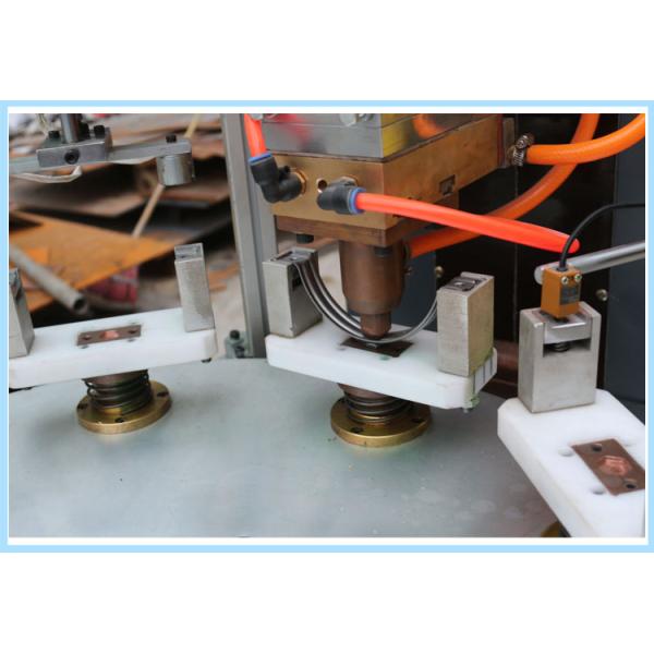 Pipe Clamp Nut Automatic Welding Machine With Rotary Table And Discharge Arm