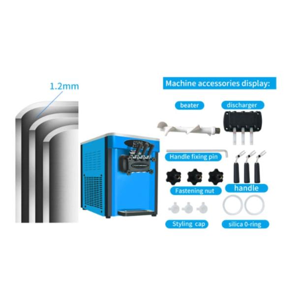 Floor Model Ice Cream Machine Commercial Soft Ice Cream Machine