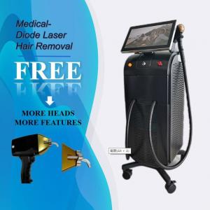 Quality Ice Titanium 755 808 1064nm Diode Laser Hair Removal Device 1200w 1800w Non Pain for sale