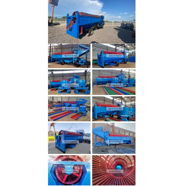 User-friendly Design Gold Trommel Screen Scrubber Machine for Large Scale Washing