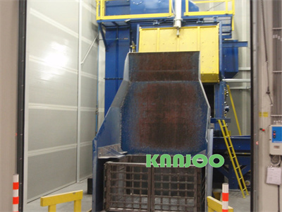 Rubber Belt Crawler Shot Blasting Machine Sa2.5