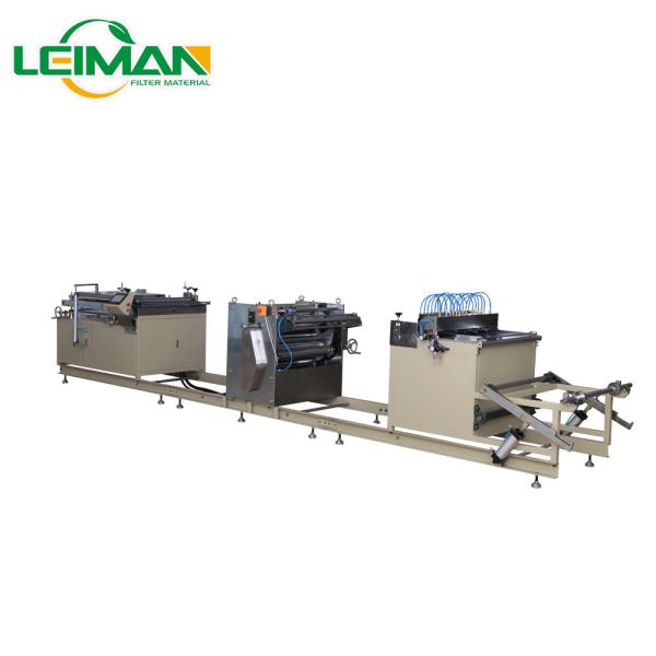 Rotary Filter 35 M/Min Paper Pleating Machine PLGT-600N Full Auto