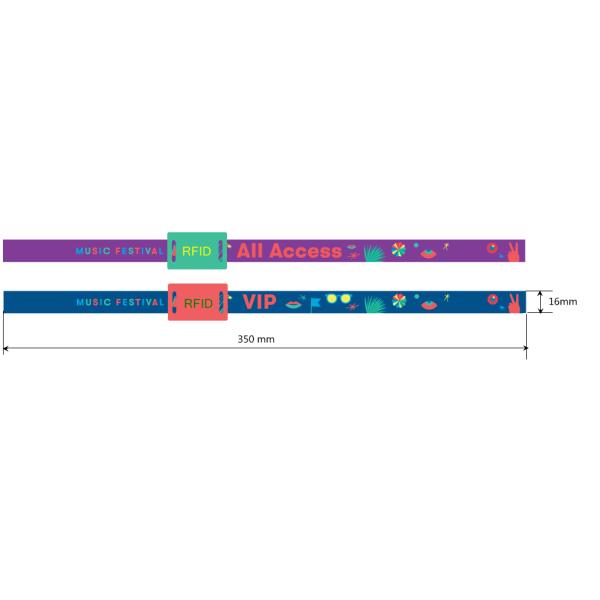 Fabric RFID Wristbands