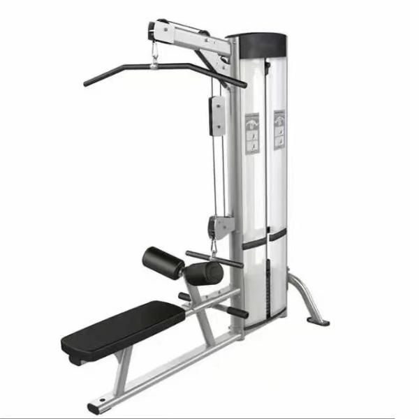Dropset Pins Dual Function Chest Back Exercises Low Row Lat Pulldown Machine for 3years