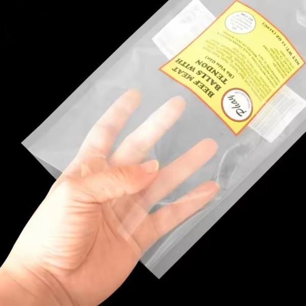 Customized Flexible Packaging With Logo For Freezing And Freshness Preservation Is A Three Sided Sealed Bag