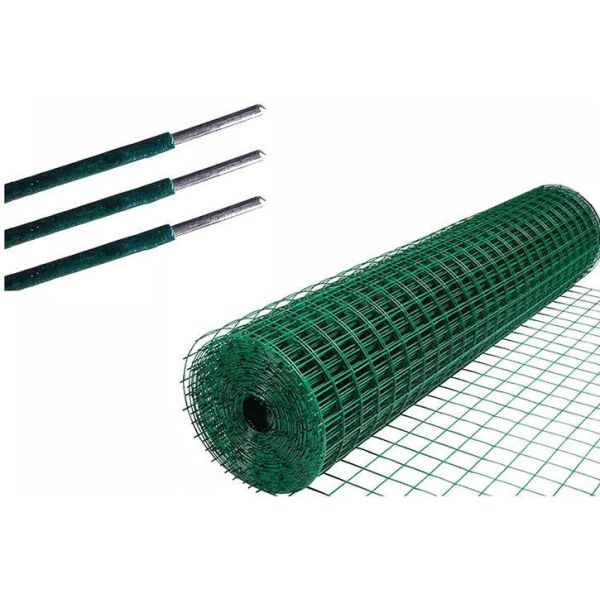 Buy Galvanized Wire Fence PVC Coated Square Hole Welded Wire Mesh Roll for Chicken at wholesale prices
