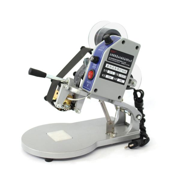 Portable Hand Press Ribbon Coding Machine for 220V 50/60Hz Voltage and 2*4mm Particle Size