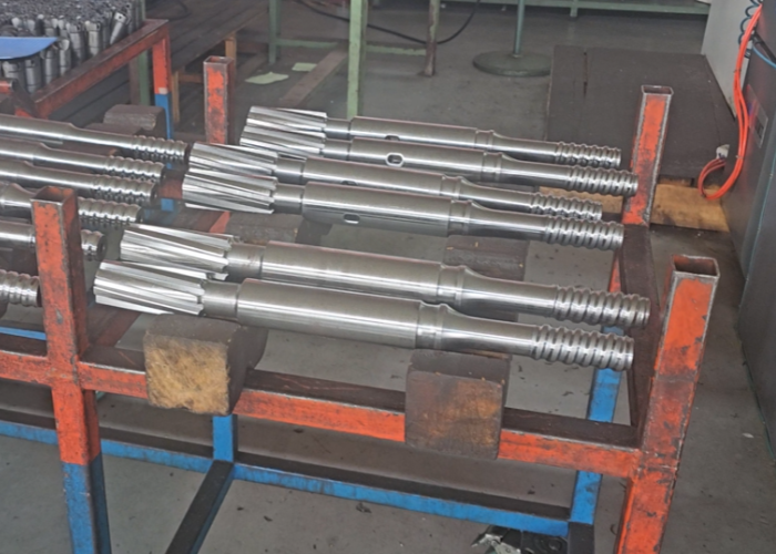 COP1838 Compatible T38 Threaded Shank Adapter with High-Strength Chromium-Molybdenum Steel for Rock Drilling