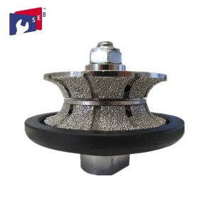 Quality 30mm Diamond Router Bits Wet Or Dry Application Thick Full Bullnose Edge for sale