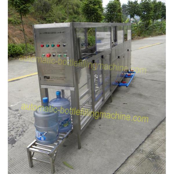 AC 380V Fully Automatic Filling Machine , Pneumatic System Water Gallon Filling Machine
