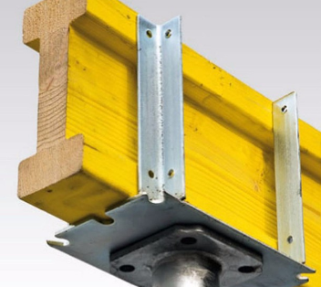 Powder Painted Scaffold Shoring Prop Fork Head For H20 Beam