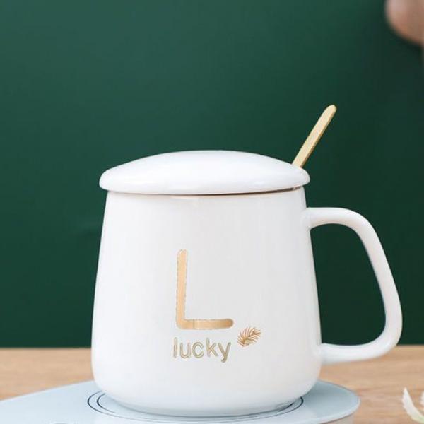 Ceramic Mug Warmer Coaster Automatic Heating Coasters Gift Box with Ceramic Material
