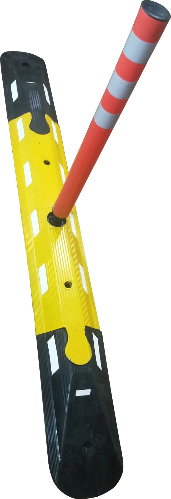 Traffic Road Delineator Post Diviner High-Intensity Prismatic Reflective Flexible 90cm Rubber Base Connecting Heavy Duty