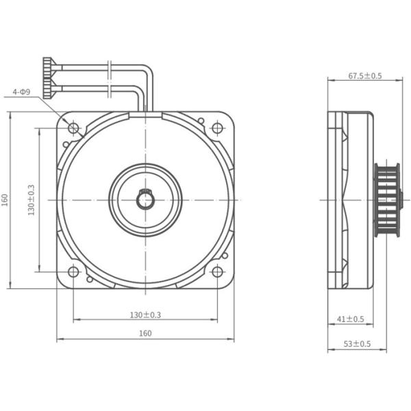 Elevator Door Operator Motor Stable Operation Low Speed And High Eficiency