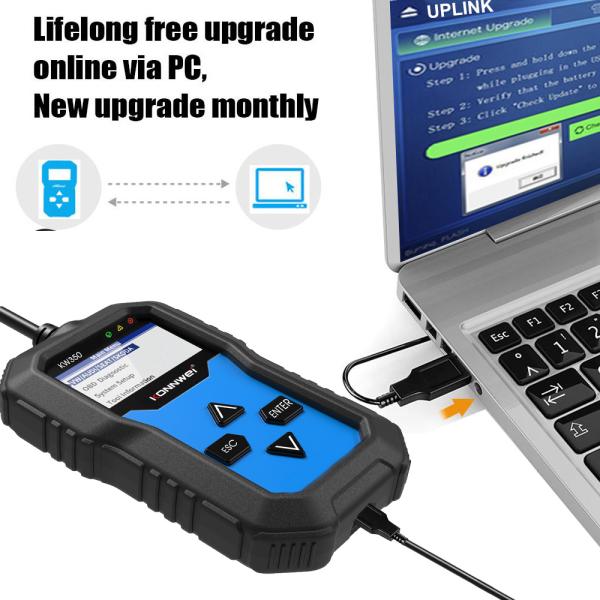 EPB Reset Konnwei car diagnostic scanner Engine Analyzer For OBD2 Vehicles
